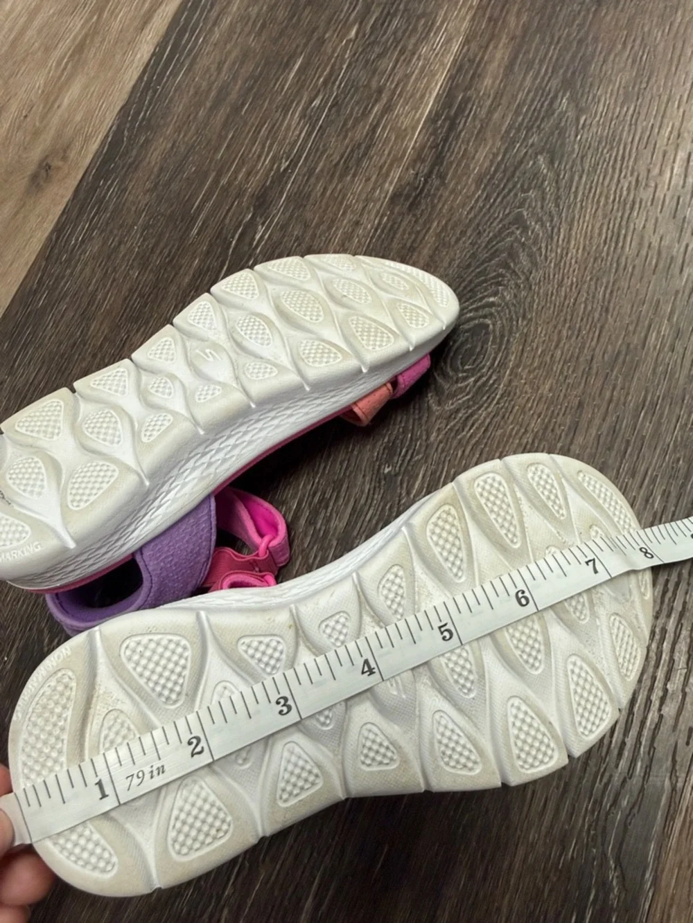 Skechers Pink, Purple & Aqua Girls' Velcro Sport Sandals